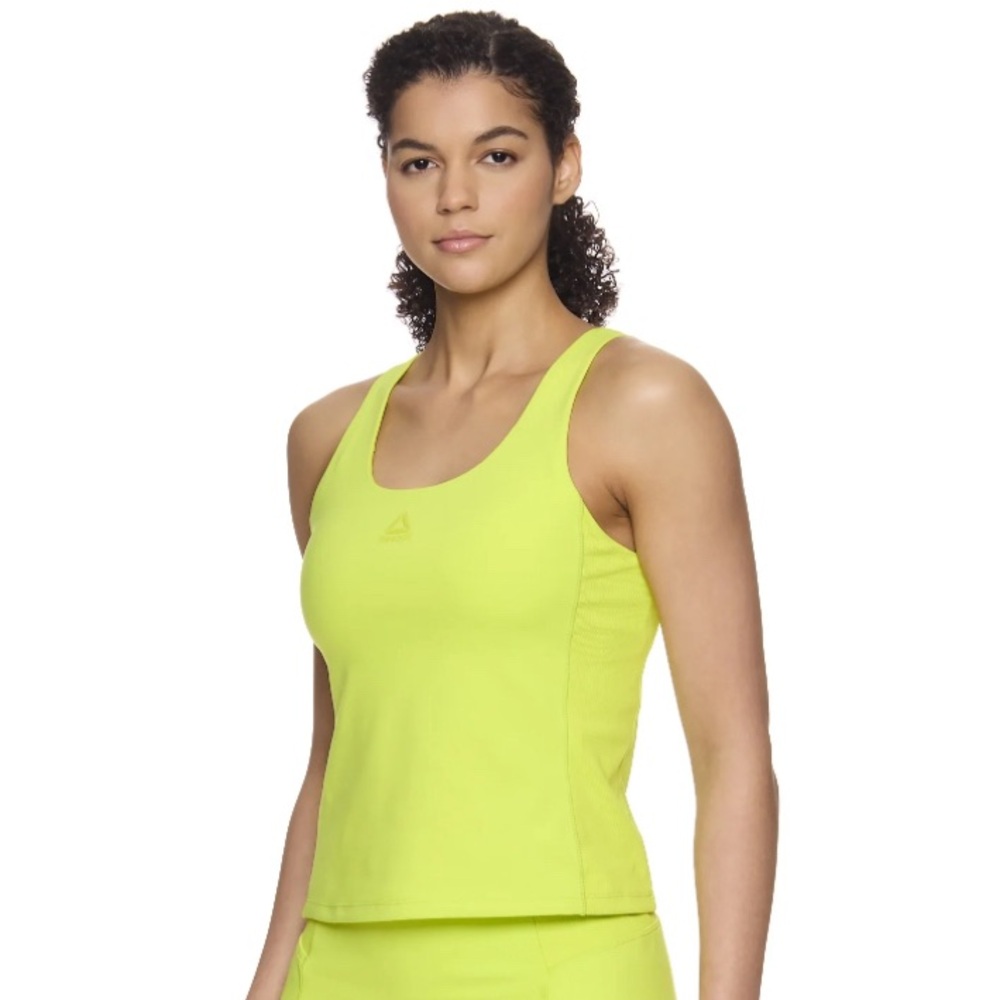 Reebok Women’s Evolution Bra Tank Size XS Lime Punch